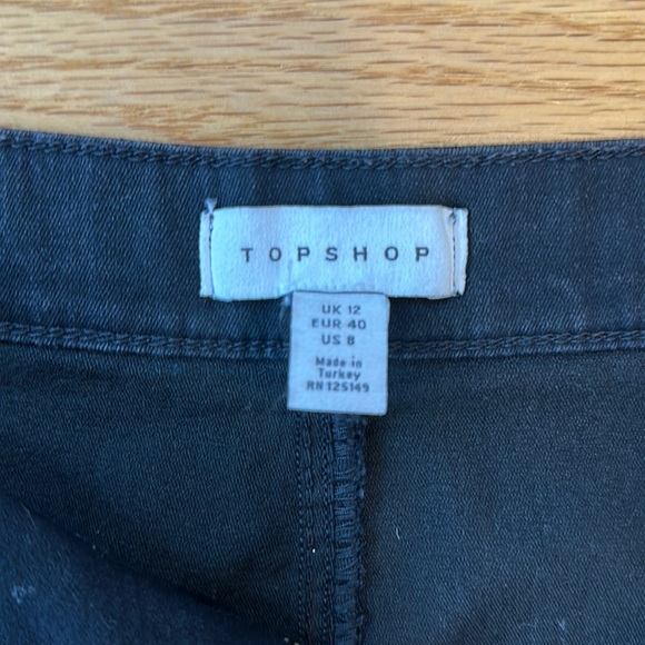 Black denim skirt from Topshop - Picture 2 of 4